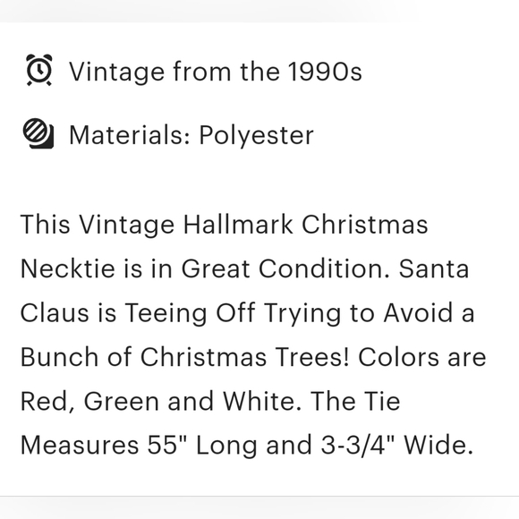 Vintage Christmas Golf Tie - Picture 9 of 10